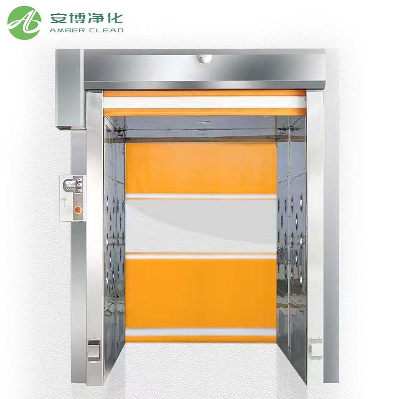 オーダーメイド GMP ワークショップ HEPA フィルター PVC シャッター ドア SUS201 貨物 エアシャワー