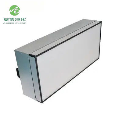 AMBER ガルバニズされた鋼板 6インチファンフィルター HEPA FFU 600*1200*285mm サイズ